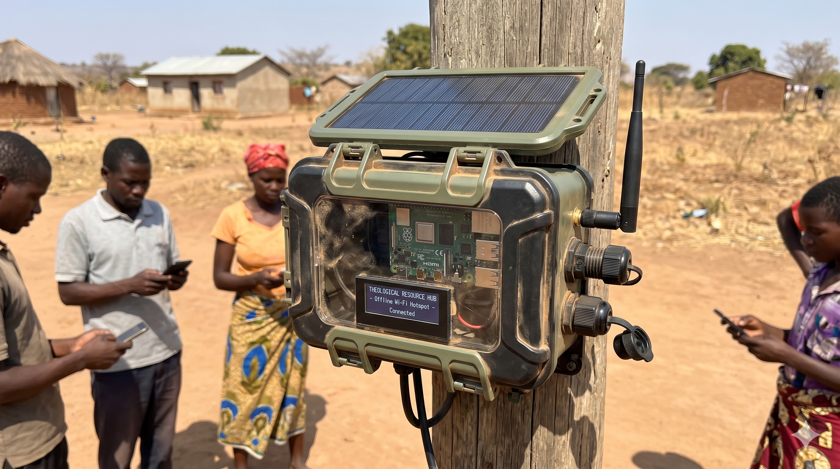 Solar-Powered Pi Dead-Drop