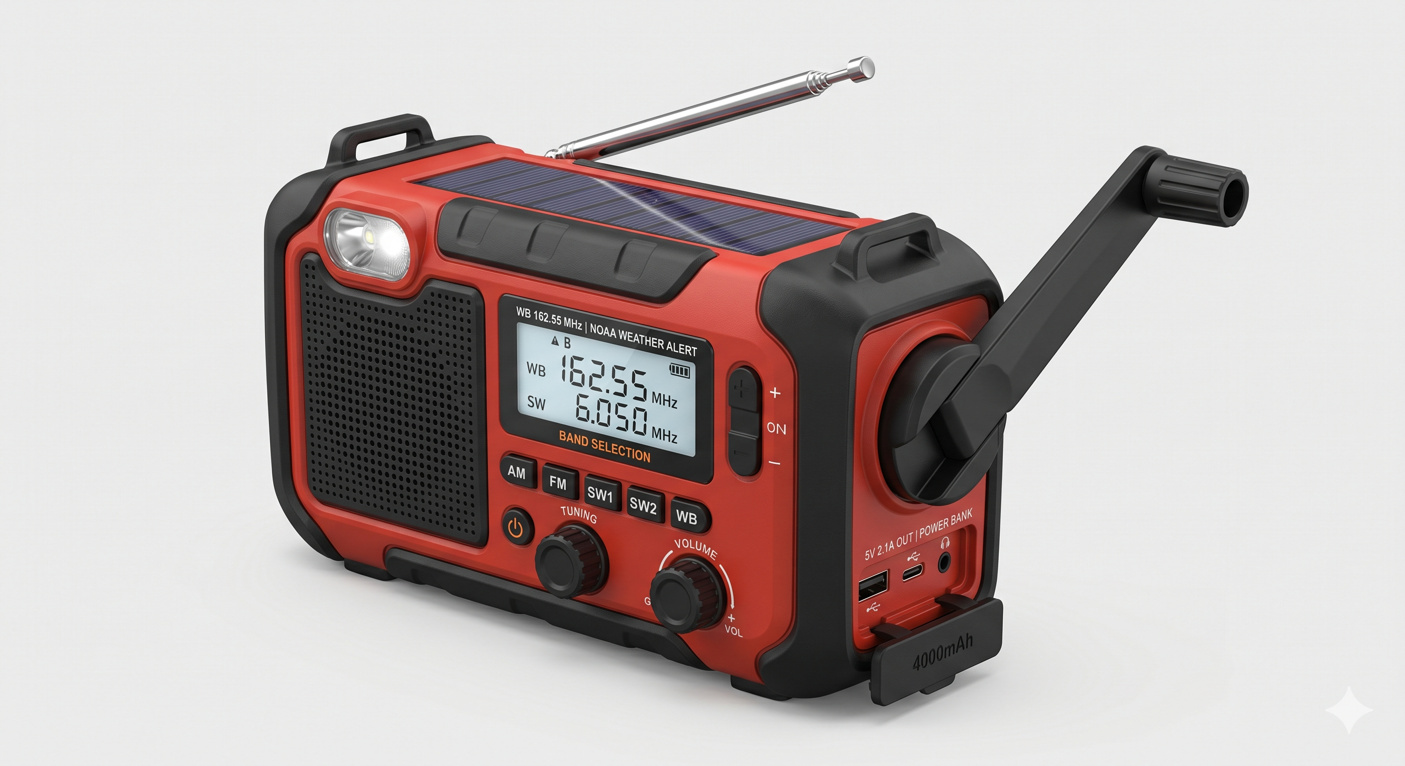 Hand-Crank Field Radio